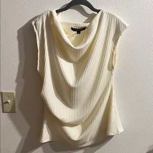 Marc New York  Cream Cowl Neck Blouse